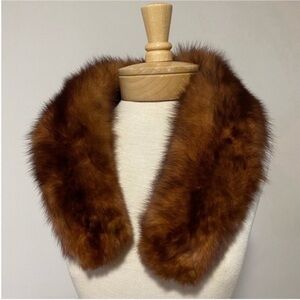 Vintage Fur Collar With Clips